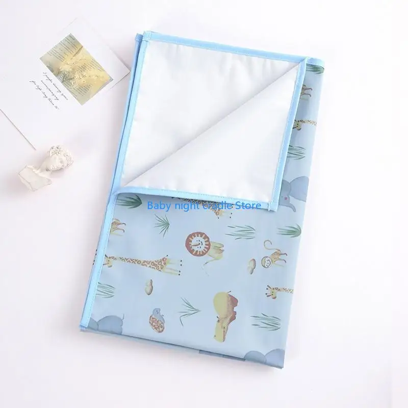 J2FF 35x50cm Portable Baby Changing Pad Waterproof Reusable Diaper Pad Cover Changing Mat Crib Mattress Sheet Infants Floor for