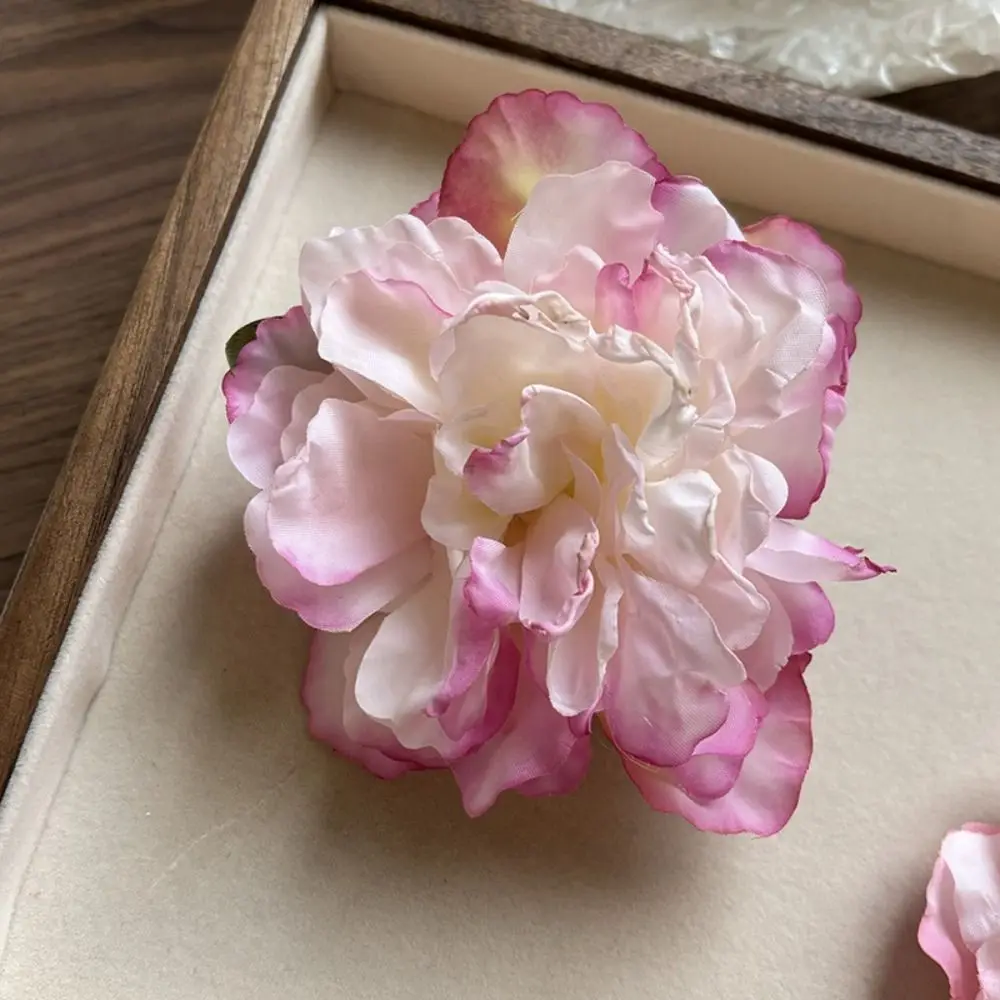 Cloth Simulation Flower Hair Clip Korean Style Bohemian Style Rose Hairpin Headdress Seaside Vacation Headwear Girl Hair Clip