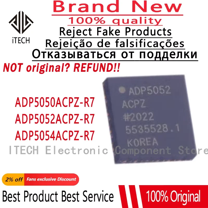 

5 шт./лот, оригинальный ADP5050ACPZ ADP5052ACPZ ADP5054ACPZ LFCSP-48, новый чип регулятора напряжения ADP5050 ADP5052 ADP5054