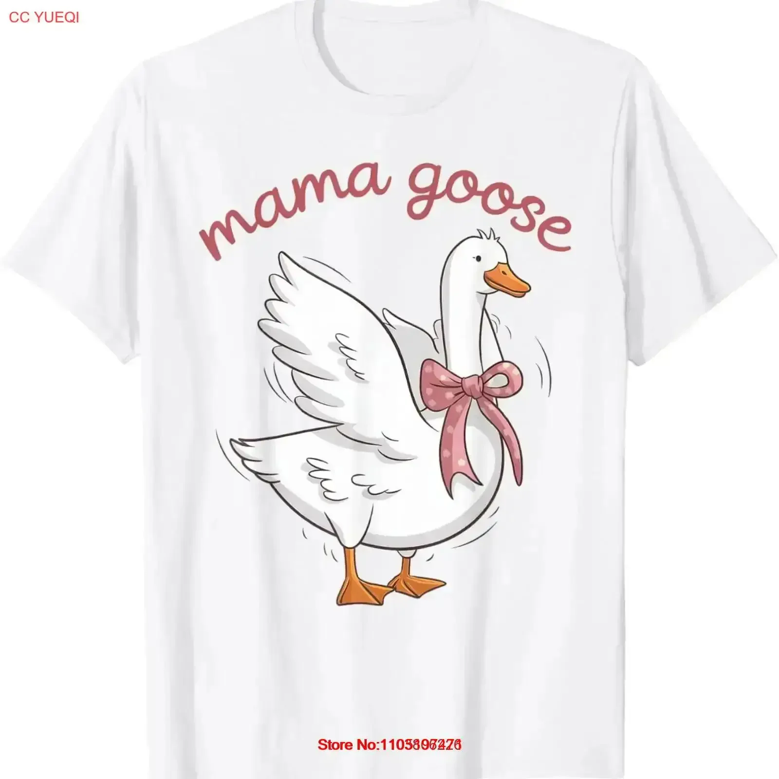 

Мама Гусь Мама Шутка Забавная футболка с гумором на день матери для мамы винтажный стираный топ для повседневной носки Дышащая уличная одежда