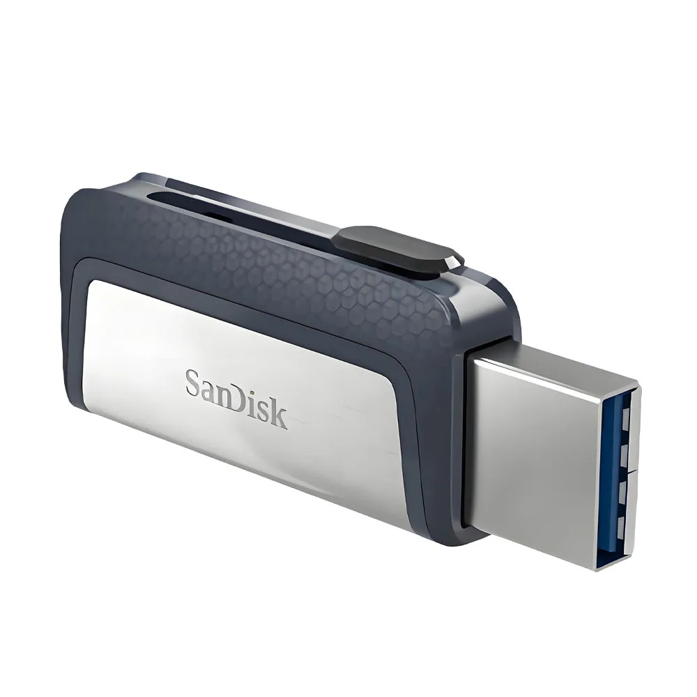 SanDisk 2-in-1 Ultra Dual Drive USB Type-C 64G 128G 256GB OTG USB3.1 أداء ما يصل إلى 150 ميجابايت/ثانية Dual USB Type-C وUSB Type-A