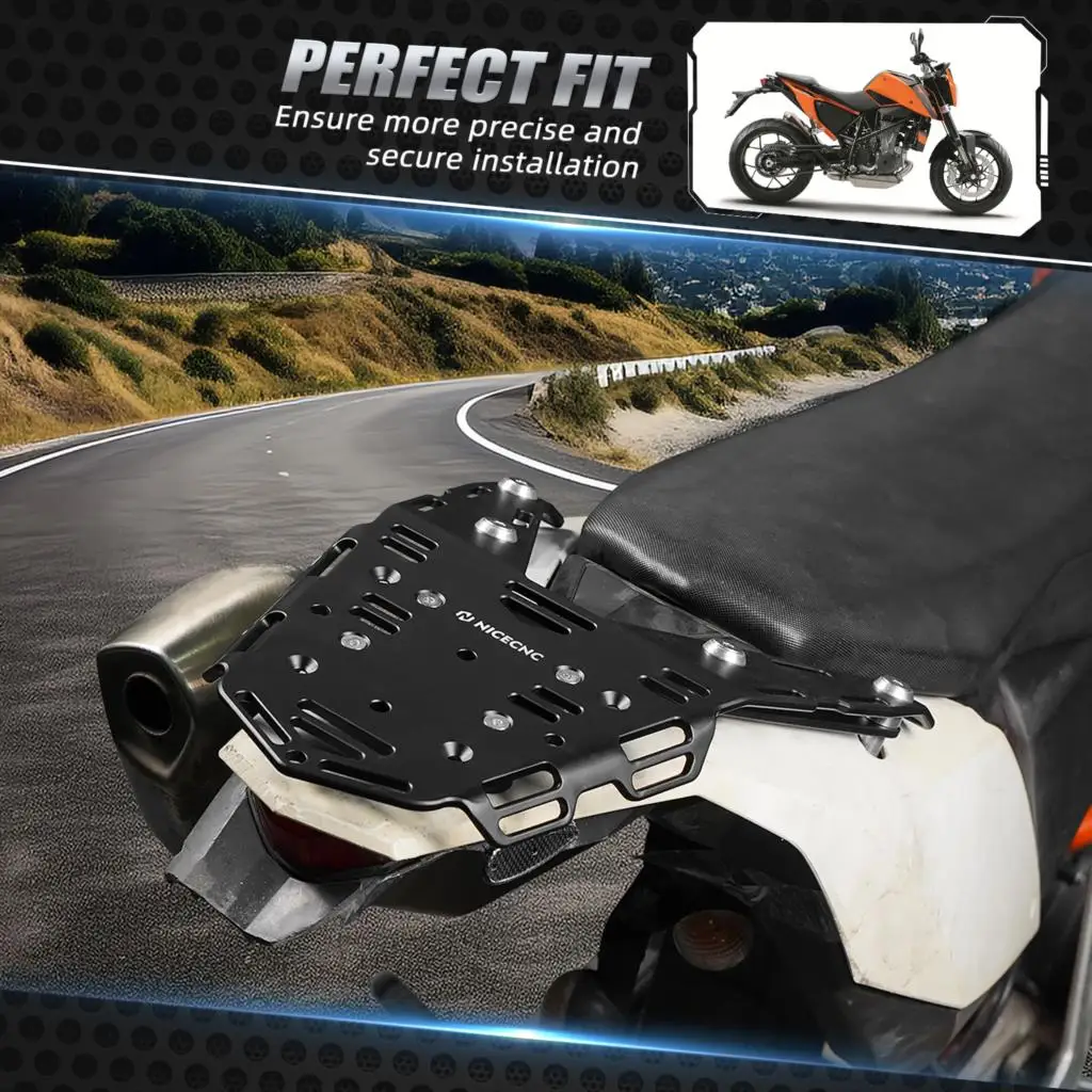 ل KTM 690 إندورو R 2008-2018 الخلفية رف أمتعة البضائع رف قوس 690 إندورو 690 إندورو 2008 2009 2010 2011 2012 2013 2014