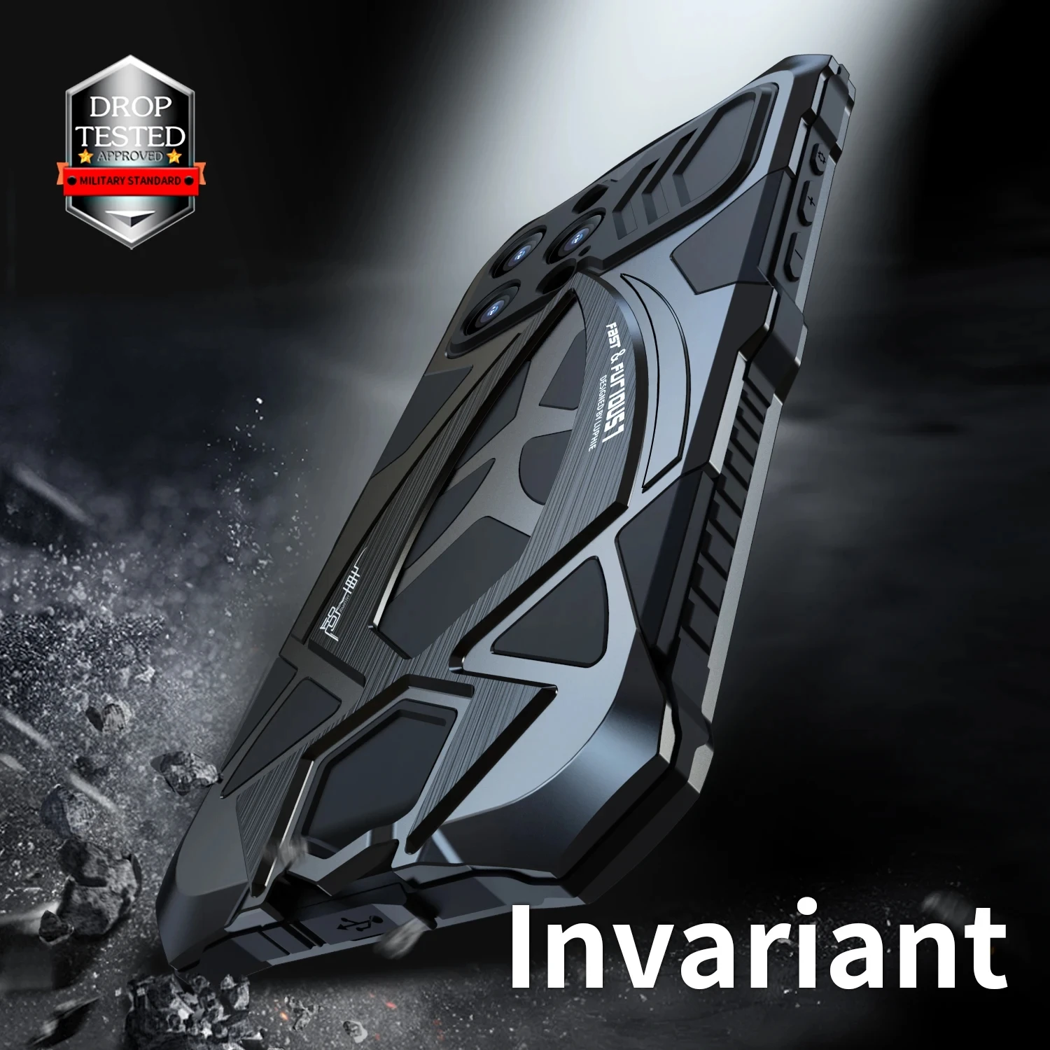 Armored all-wrapped metal case for iPhone 15 14 13 Pro Max 14 15 Plus for Samsung S22Ultra S23Ultra shockproof phone case