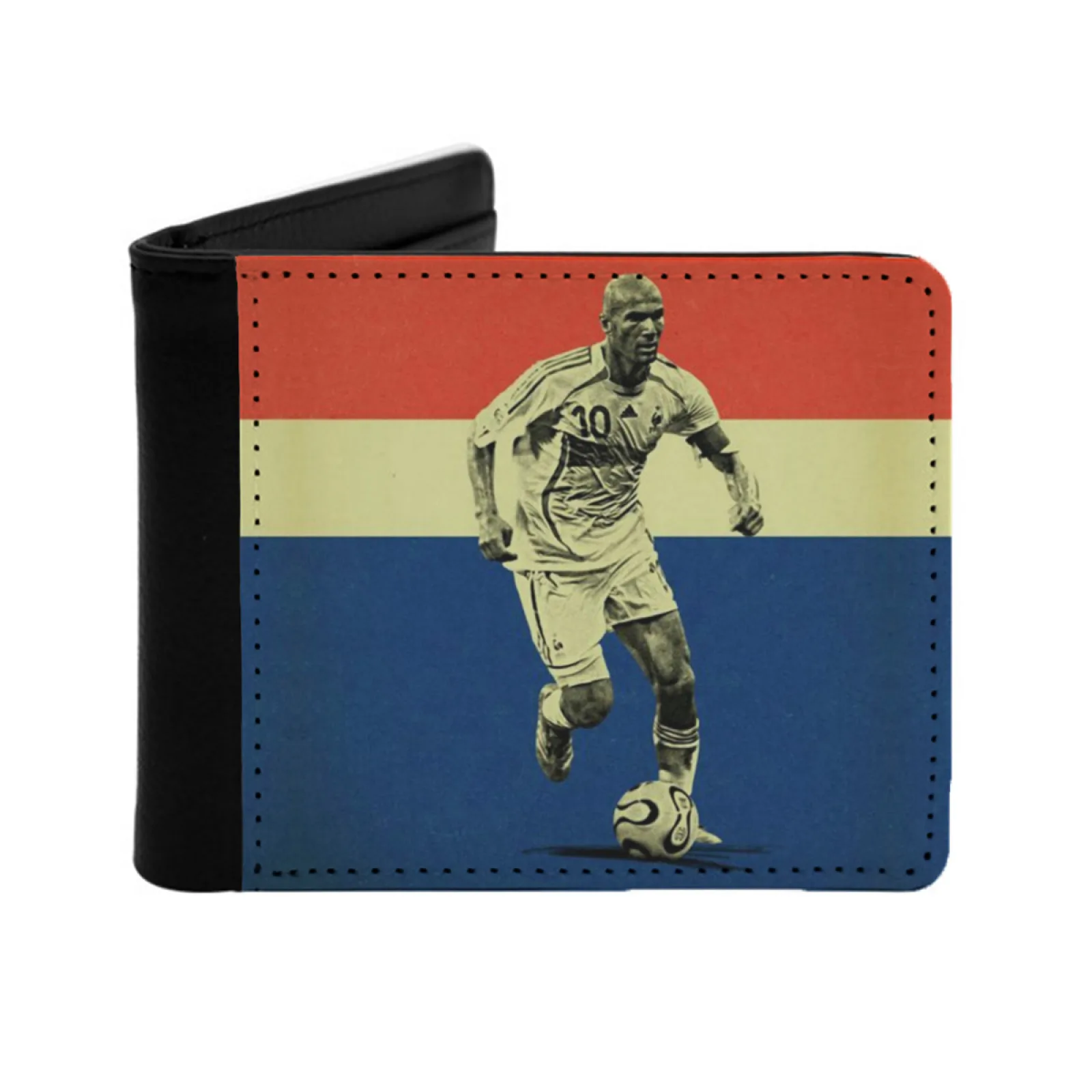 Zinedine Zidane Illustration New Print Wallet Short Men Wallets Credit Card Holder Purses Zinedinezidane Zidane Zidaneart