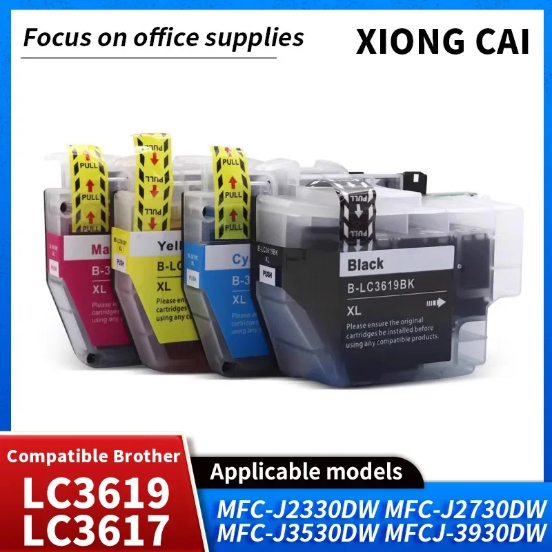 Compatible LC3619 LC3617 3619 3617 XL Ink Cartridge For Brother LC3619XL MFC-J2330DW MFC-J2730DW MFC-J3530DW MFCJ-3930DW