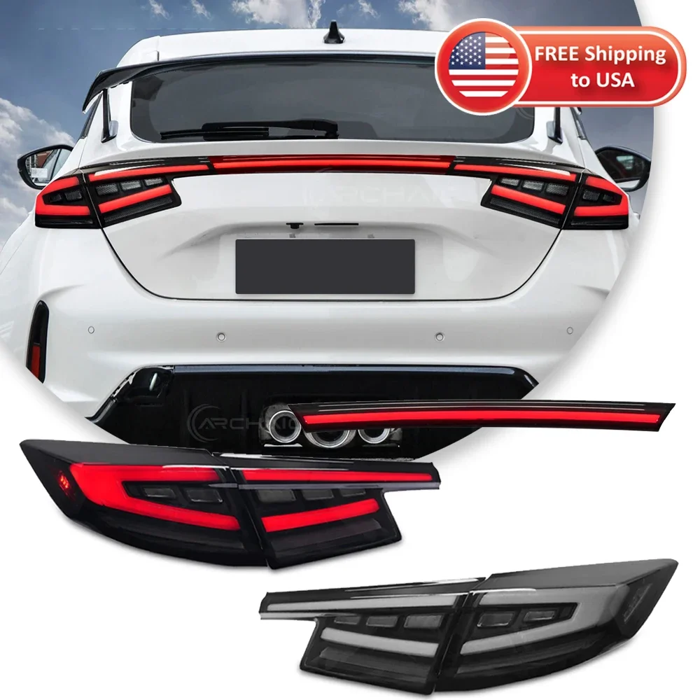 

TYPY Car Lights For Honda Civic 11th Hatchback 2023-2024 LED Projector Tail Lamp Daytime Running Light Auto Accessories
