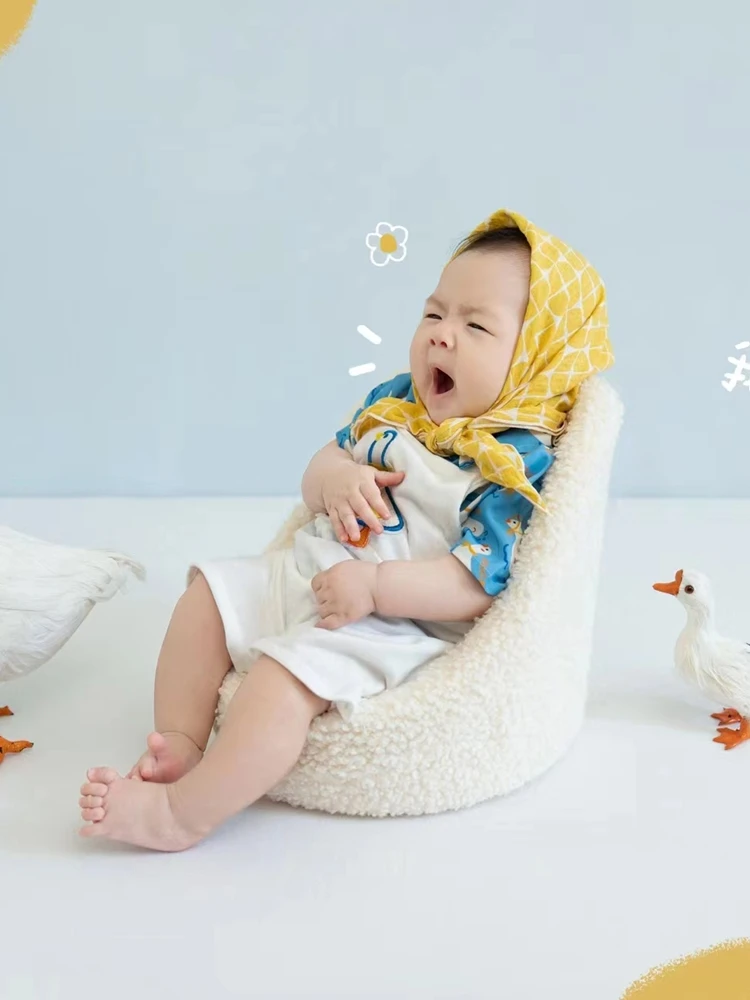 New Photography Props Big Goose Shaped Photography Newborn Hundred Day Old Baby Little Swan Theme 신생아사진