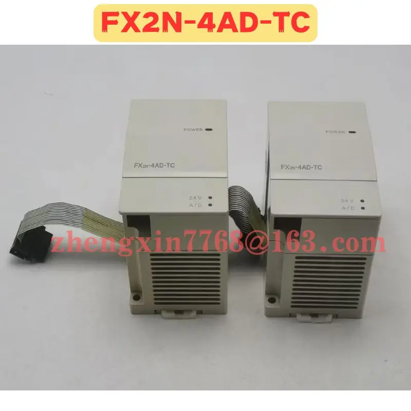 Used Module FX2N-4AD-TC Normal Function Tested OK