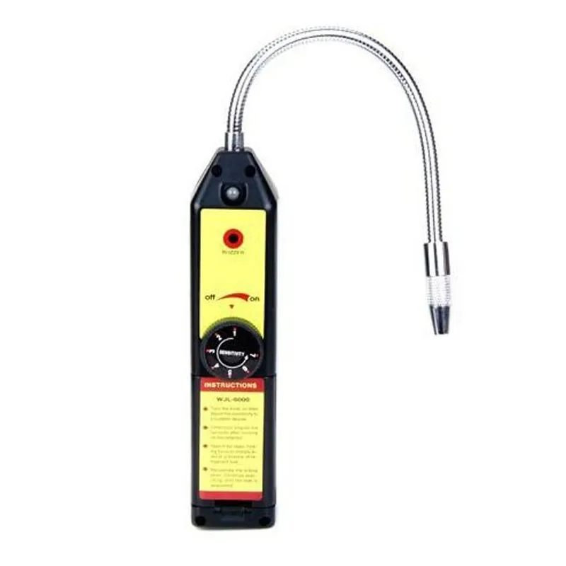 WJL-6000 High Accuracy Freon Leak Detector Halogen Leak Detector Refrigerant Gas HVAC R22 R410A R134A R1234YF CFCs HCFC Detector