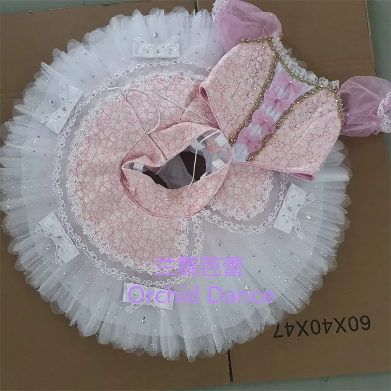 Unique Design Professional High Quality Women Adult Performance Wear Girls Pink Swan Lake Ballet Tutu Costumes