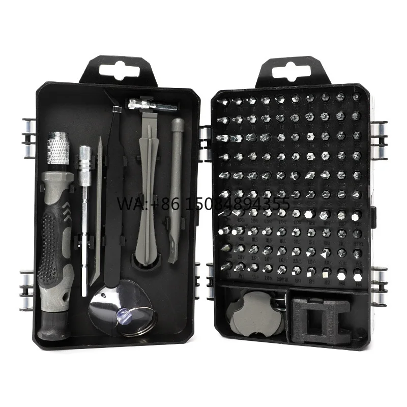 115-in-1 Industrial YUNCHLY Cross-Border Manufacturer's Combination Screwdriver Set Watch Mobile Phone Disassembly Repair Tools