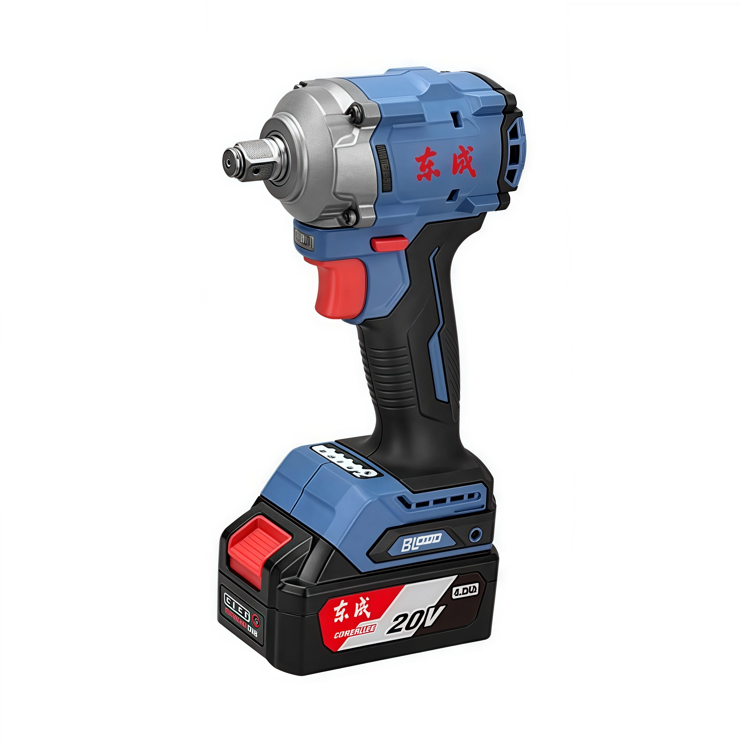 Dongcheng 20V Cordless Brushless Impact Wrench DCPB358EM 4.0Ah Battery 300/358Nm Torque for M12-M18 Applications