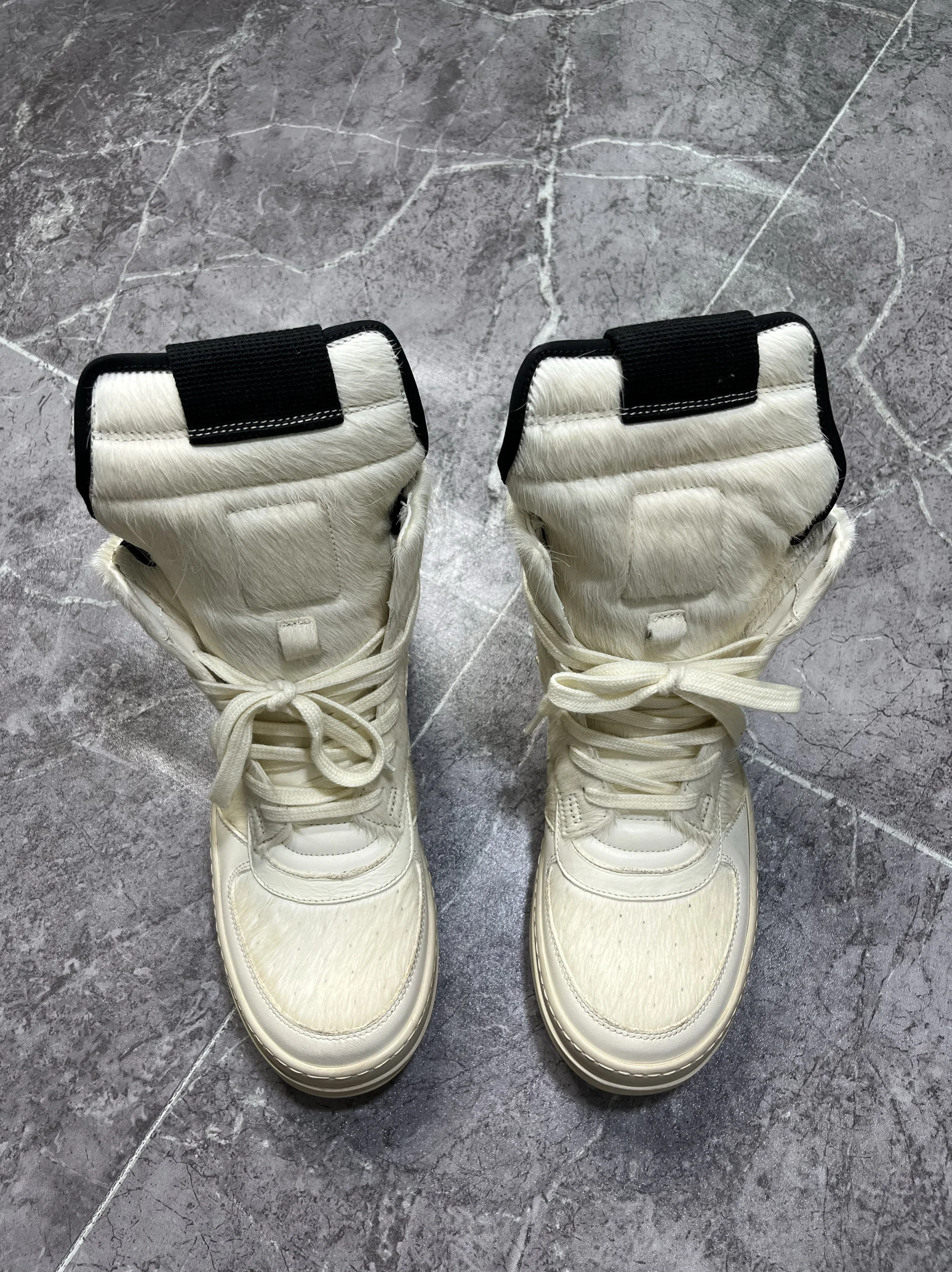 Classical Shoesking Real Fur Exclusive Handmade DunK Trainer Sneakers Boots