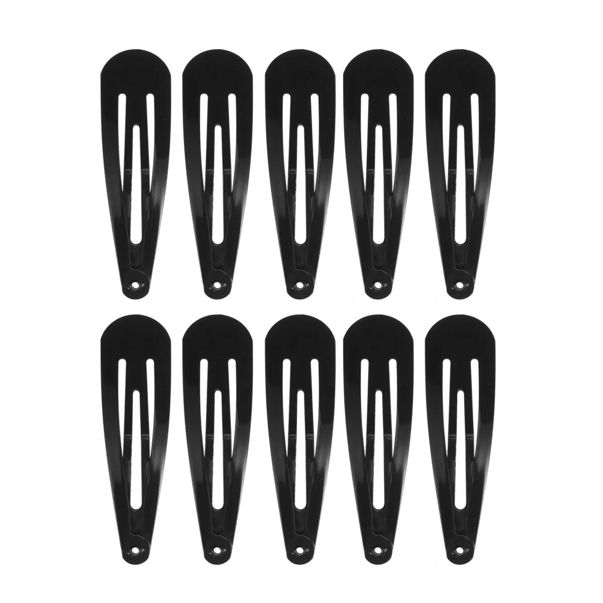 

100pcs Water Drop Hair Clips Metal Hairpin Barrette Sets for Kids Simple Design Suitable All Hair Styles Durable Use