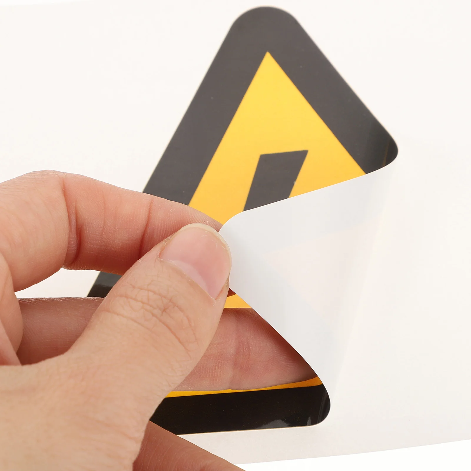 30 Pcs Label Board Hazard Sign Caution Panel Nail Stickers Warning High Voltage Decal Electrical Labels