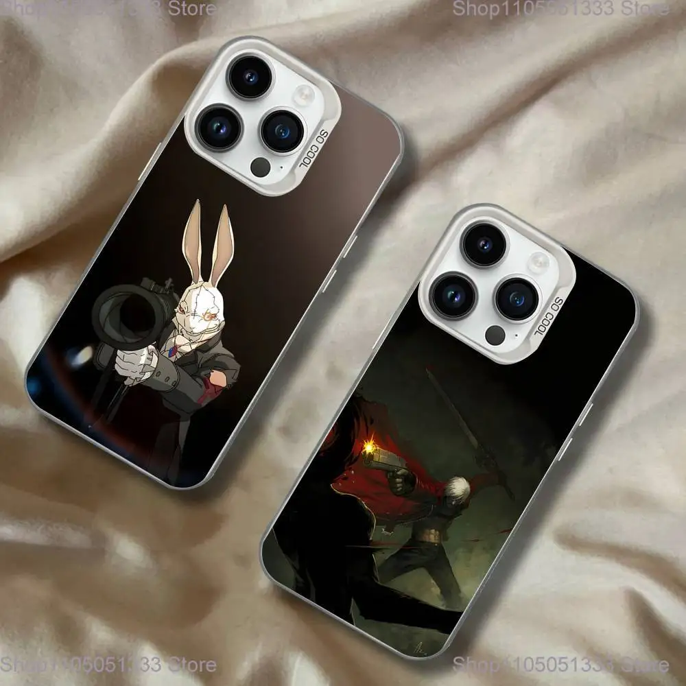 

D-Devil May Cry DMC Phone Case For iPhone 16,15,14,13,12,11,Pro,XS,Max,Plus,Mini,SE White Candy Matte Shockproof Cover