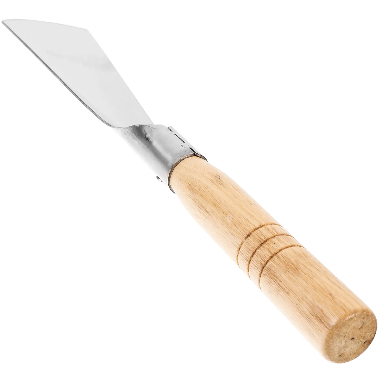 Stainless Steel Garden Trowel with Natural Wood Handle Small Hand Shovel for Digging Weeds Planting Soil Transplanting and