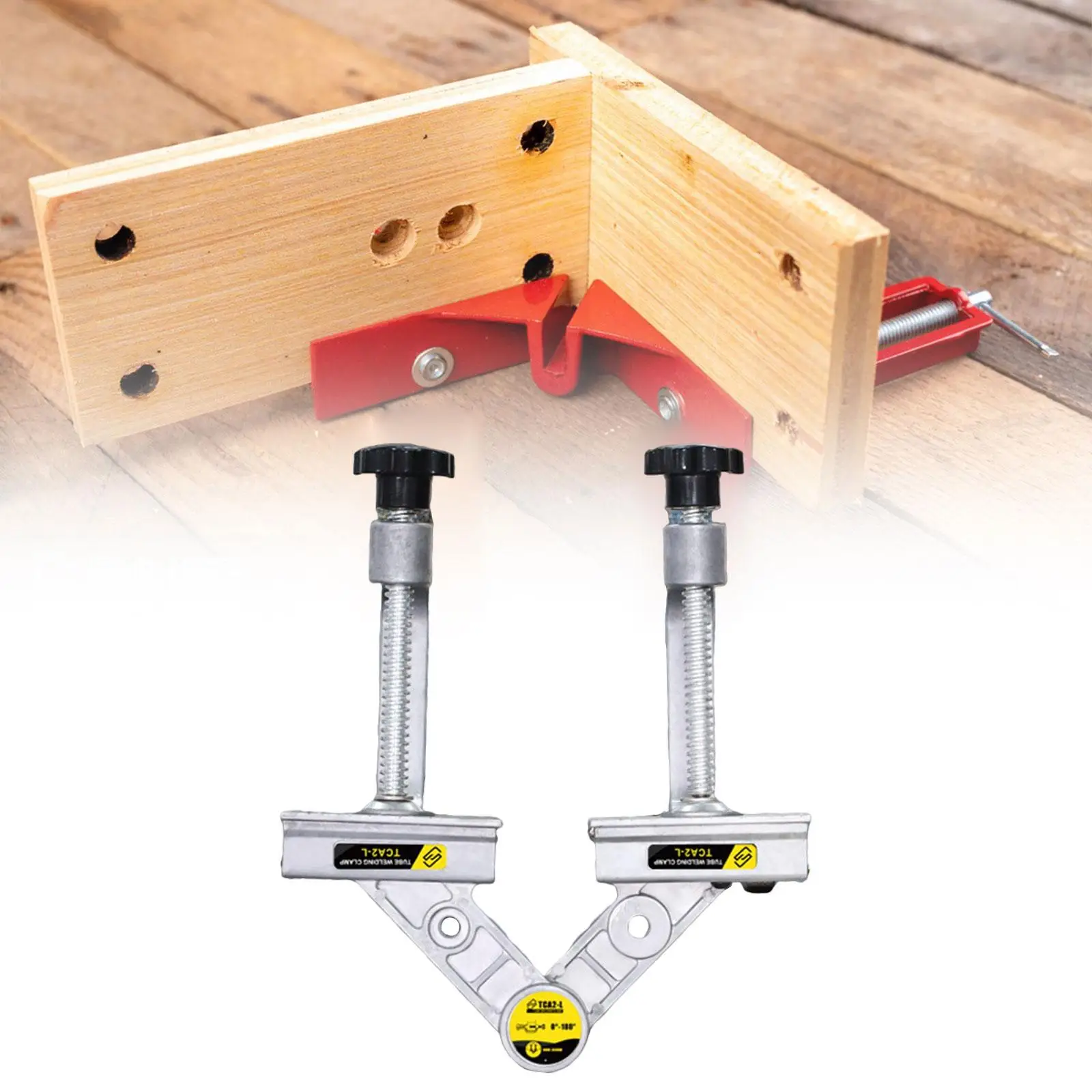 

Multi Angle Clamp Woodworking Tool Professional Angle Tool for Wooden Boards Cabinetry Square Tubes Cabinet Making DIY Projects