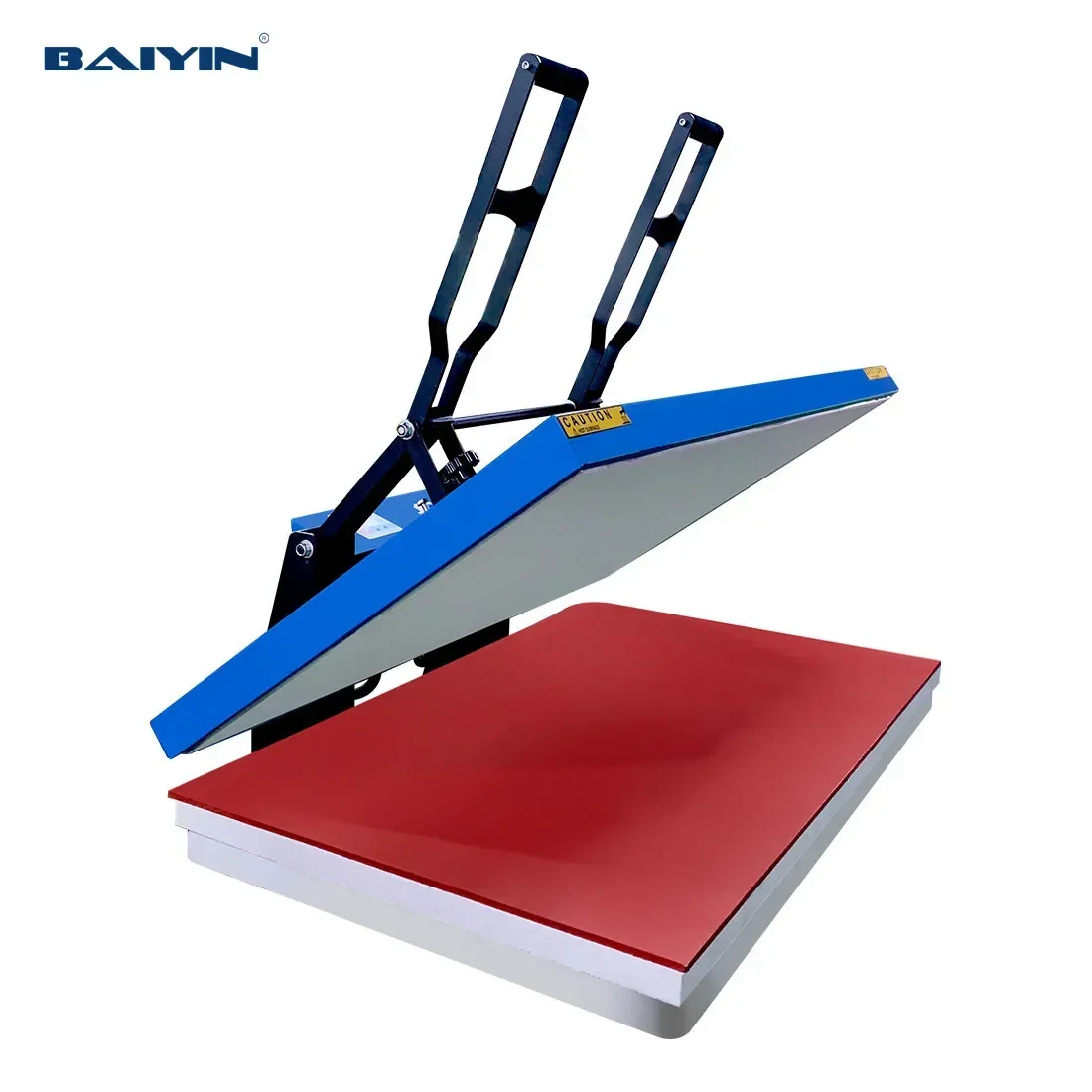 Baiyin Double Handle Large Format Sublimation Heat Press Printing Machine Large Size Heat Press Machine 60x80