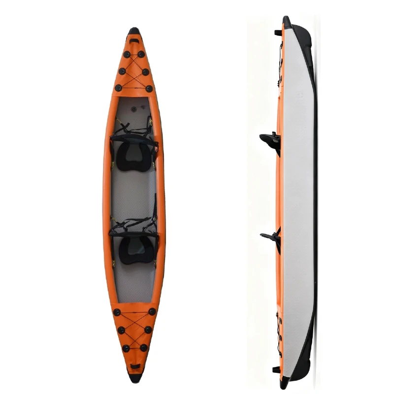 

Portable Assault Boat 2 Seats Kayak Inflatable Rubber Boat Thick Bottom Drifting Fishing Leisure Rafting with Boat Accessories