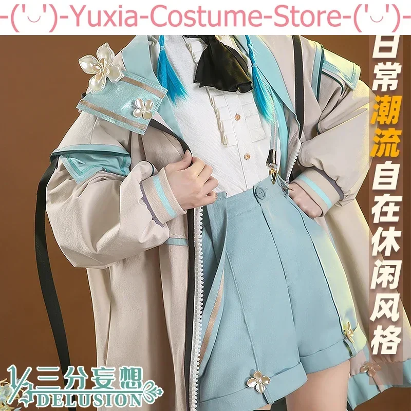 Anime! Genshin Impact Venti Dandelion Detective Agency Game Suit Fashion Leisure Uniform Cosplay Costume Halloween Outfit