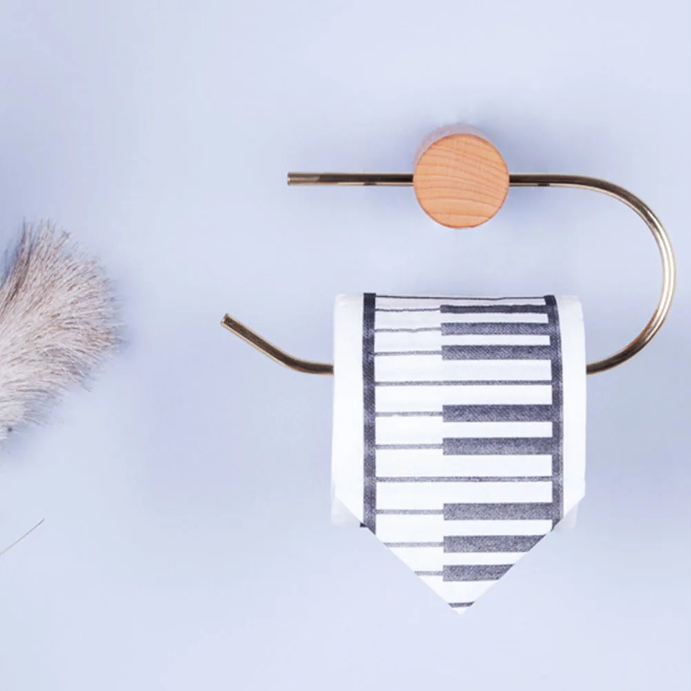 

Essentials для ванной комнаты U-образный унитаз, деревянный дизайн, современный держатель для салфеток, рулонная полка, стеллаж для хранения для органайзера для туалета, прочная бумага