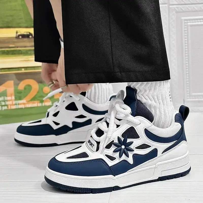 

Top Men Casual Shoes Fashion Luxury Designer Black Outdoor Sport Skateboarding Shoes Male White Trainers Plate-forme Sneakers