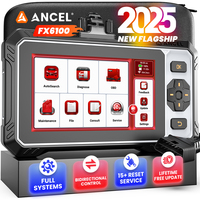 2025 ANCEL OBD2 Scanner Car Diagnostic Tools Bi-directional Control All System Scanner 15 Reset OBD Tool VS CRP129i V2.0