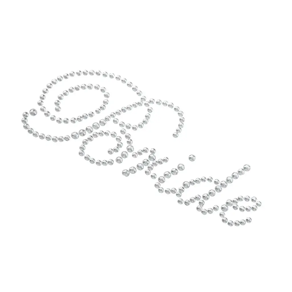 Paquete de pegatinas de diamantes de imitación para novia y dama de honor, calcomanía con motivo de transferencia, despedida de soltera, 4-6 paquetes