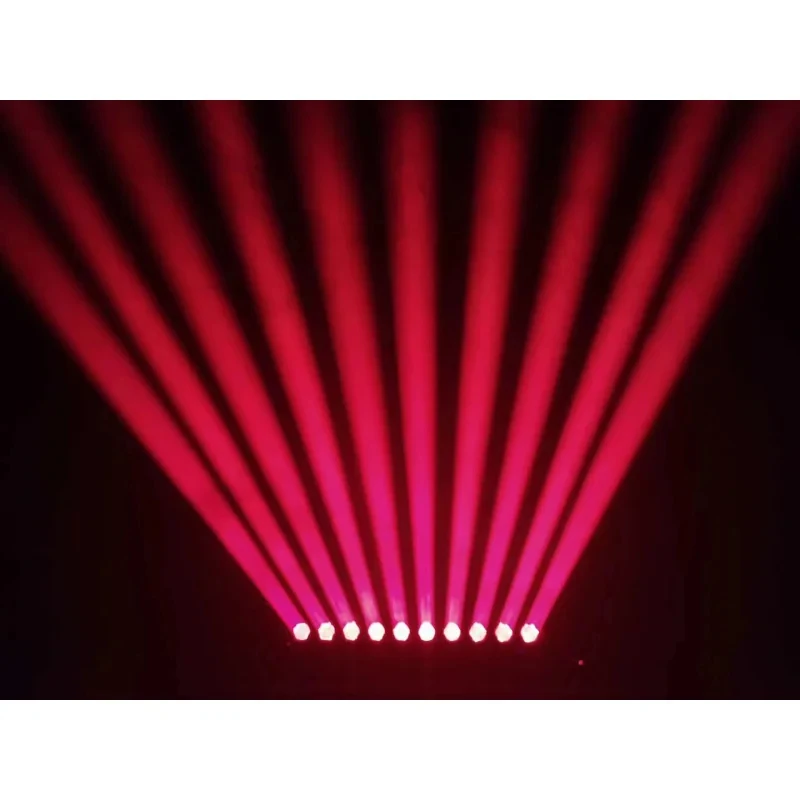 

10x40W RGBW 4IN1 LED Moving Head Sweeping Beam Bar Wash Light DMX DJ Effect Rotating for Wedding Party Disco Stage Lighting
