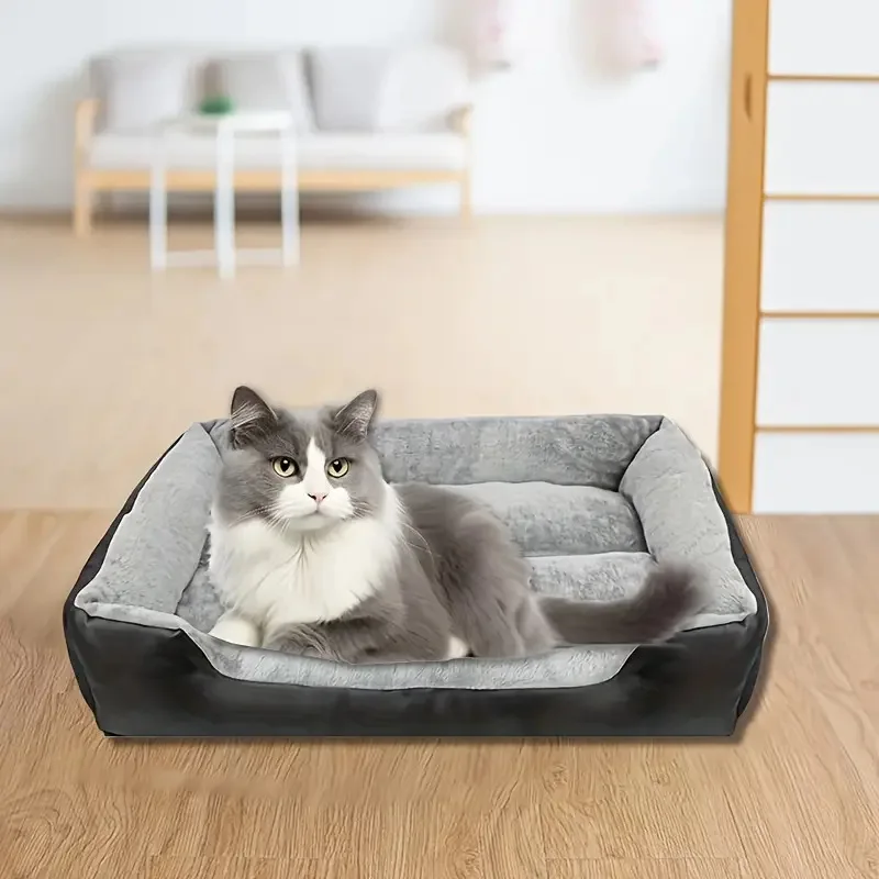 Rumah Hangat Lembut Musim Dingin Ukuran Besar untuk Tempat Tidur Anjing untuk Tikar Anjing Tempat Tidur Kucing Tahan Air Tempat Tidur Hewan Peliharaan untuk Rumah Anjing Besar Menengah Kecil