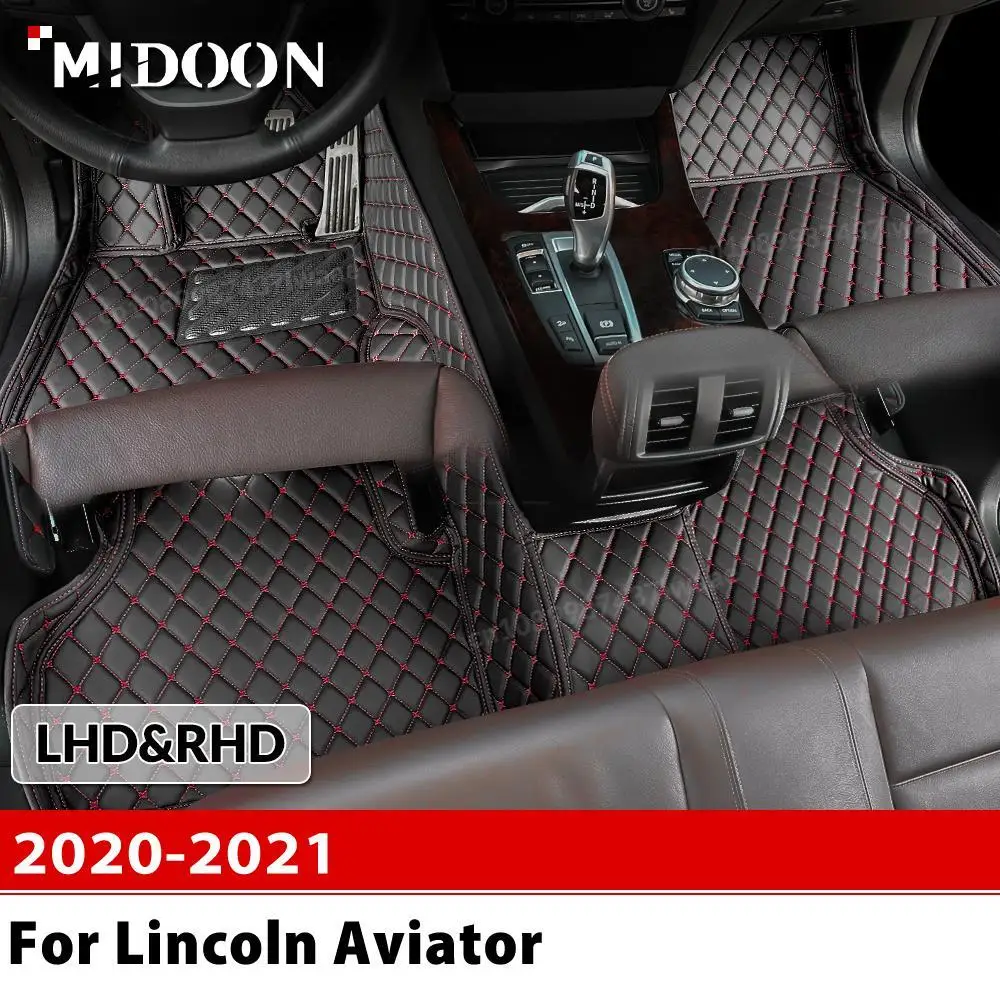 

Для Lincoln Aviator (7/6 мест) 2020-2021 автомобильный напольный коврик на заказ автомобильный ковер чехол аксессуары для интерьера защитные коврики