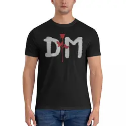 Men's T-Shirts Cool D-Depeche Mode Novelty Pure Cotton Tees Short Sleeve D-Depeche mode T Shirts Crewneck Clothes Party