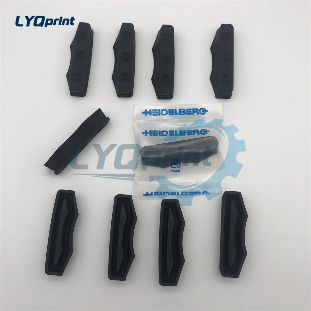 10 Piece Best Quality C4.043.252 Heidelberg Black Rubber Parts Size 73x25mm Sealing Block C4.043.252