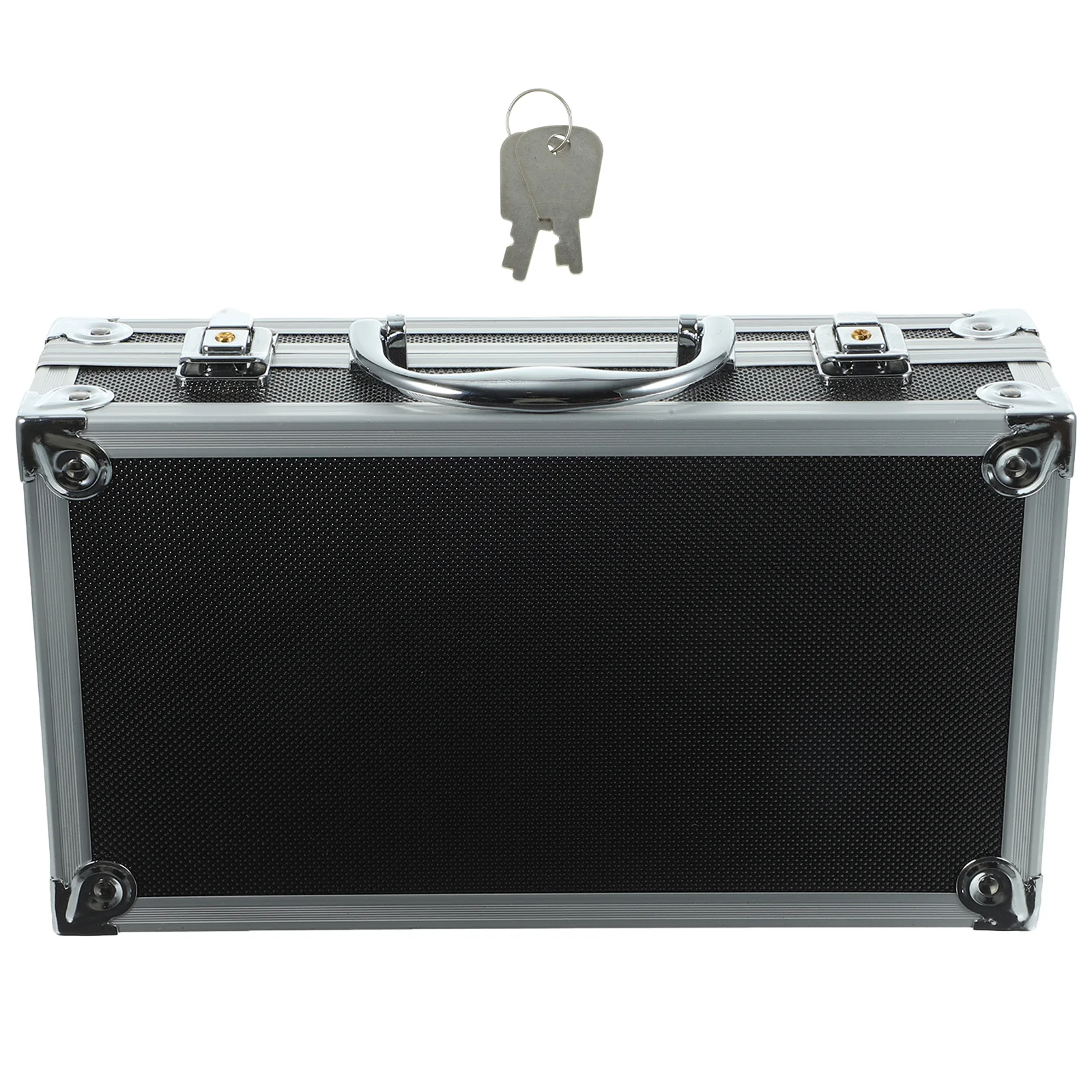 صندوق أدوات من سبائك الألومنيوم، مقبض معزز خفيف الوزن، حقيبة تخزين متعددة الوظائف، صندوق تخزين أدوات بسعة كبيرة للسفر #5