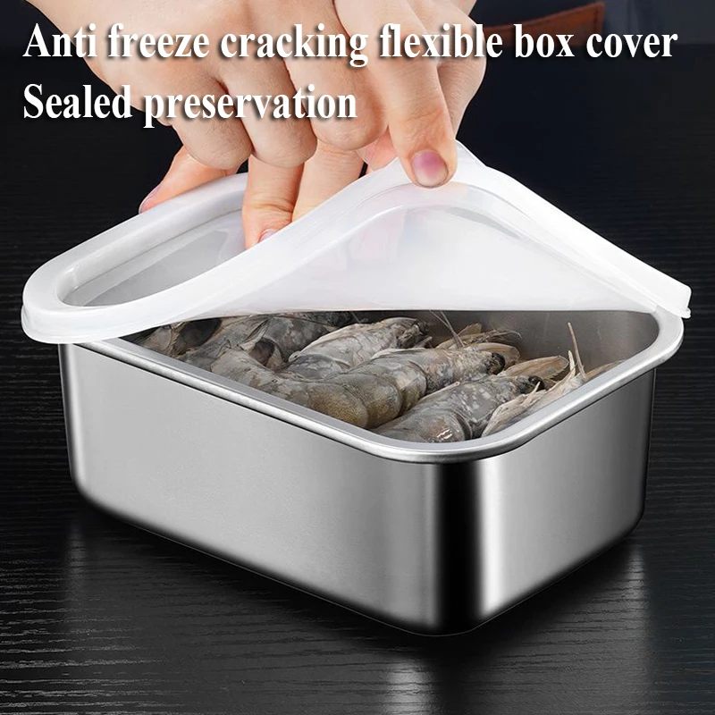 5pc Stainless Steel Food Storage Containers Set - Airtight BPA-Free Lunch Boxes for Meal Prep, Camping & Office, Dishwasher Safe