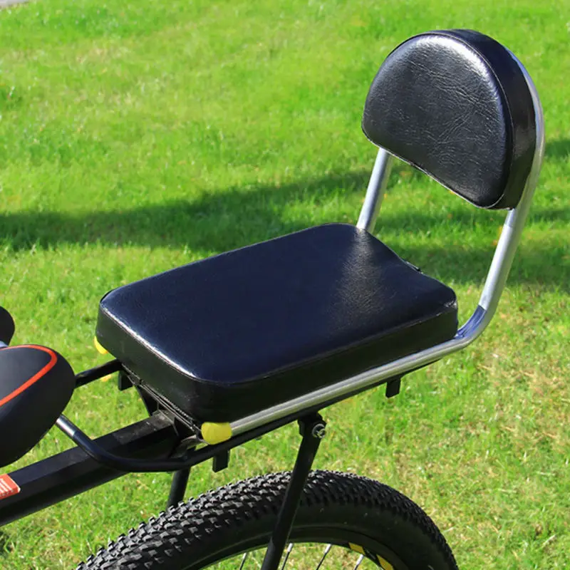 Silla de bicicleta para niños, asiento trasero para bicicleta, cojín para niños