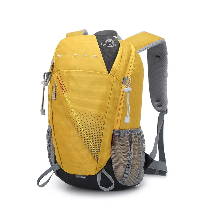 

Mountaineering lightweight backpack with reduced weight for hiking, durable and water-resistant travel bag on both shoulders