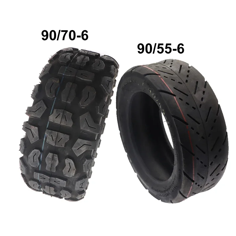 

90/70-6 Anti-skid Tire 90/55-6 Non-slip Off/city-road Tubeless Tyre with Valve for Electric Scooter Motorcycle Accessories