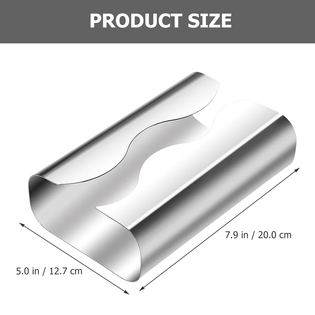 

Stainless Steel Box Holder Bathroom Toilet Paper Dispenser Organizer Metal Tissue Storage Case Modern Design Home Decor