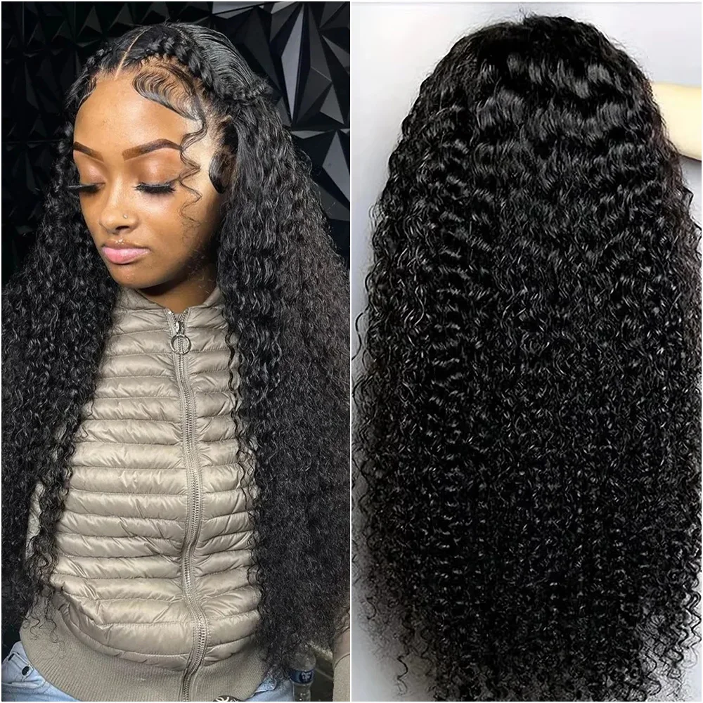 

Deep Wave 13x6 HD Transparent Lace Front Wig Brazilian 40 46 Inch Water Wave 360 Full Lace Frontal Human Hair Wigs Preplucked