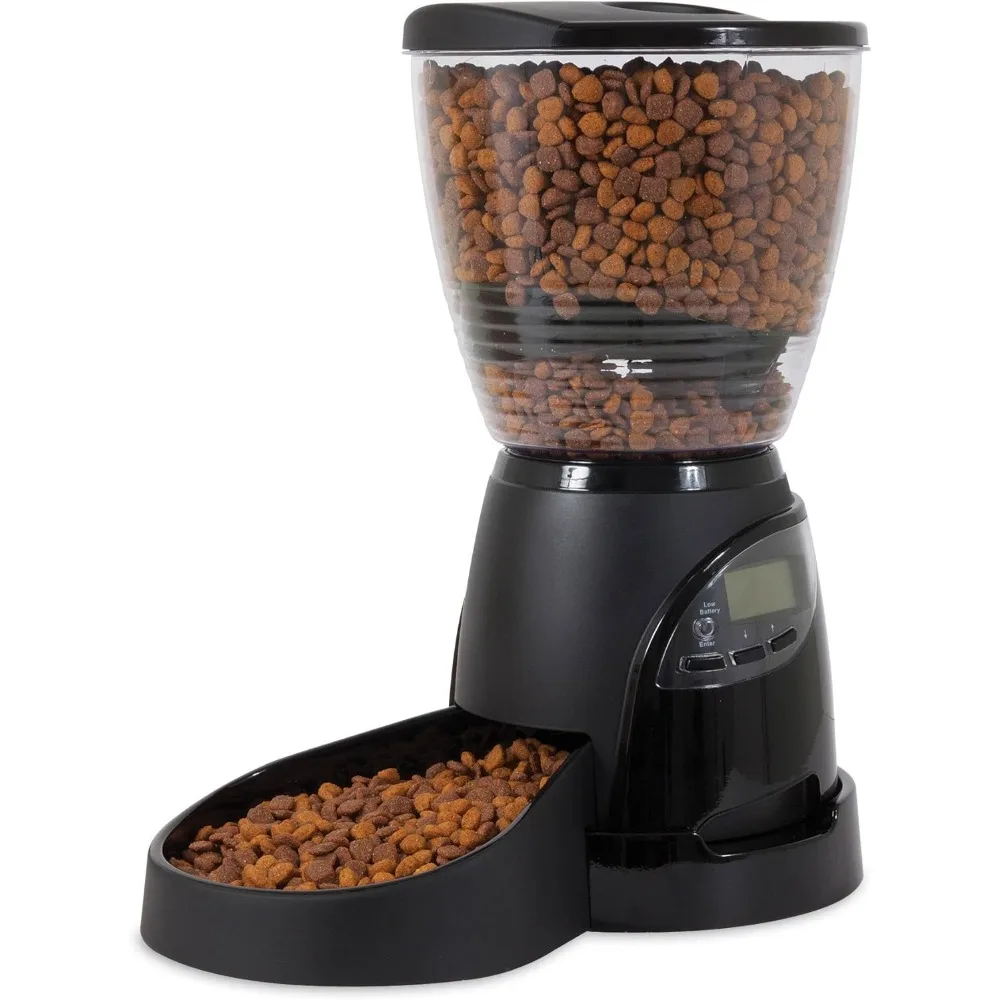 

Programmable Cat and Dog Feeder 2 Sizes , Automatic refill, easy to clean, with a capacity of 30 cups,Cat Automatic Feeders