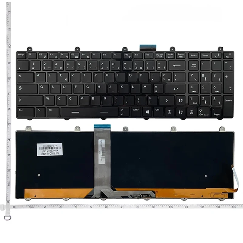 

AZERTY FR French Keyboard For MSI GP60 GP70 CR70 CR61 CX61 CX70 CR60 GE70 GE60 GT60 GT70 GX60 GX70 0NC 0ND 0NE 2OC 2OD Backlit