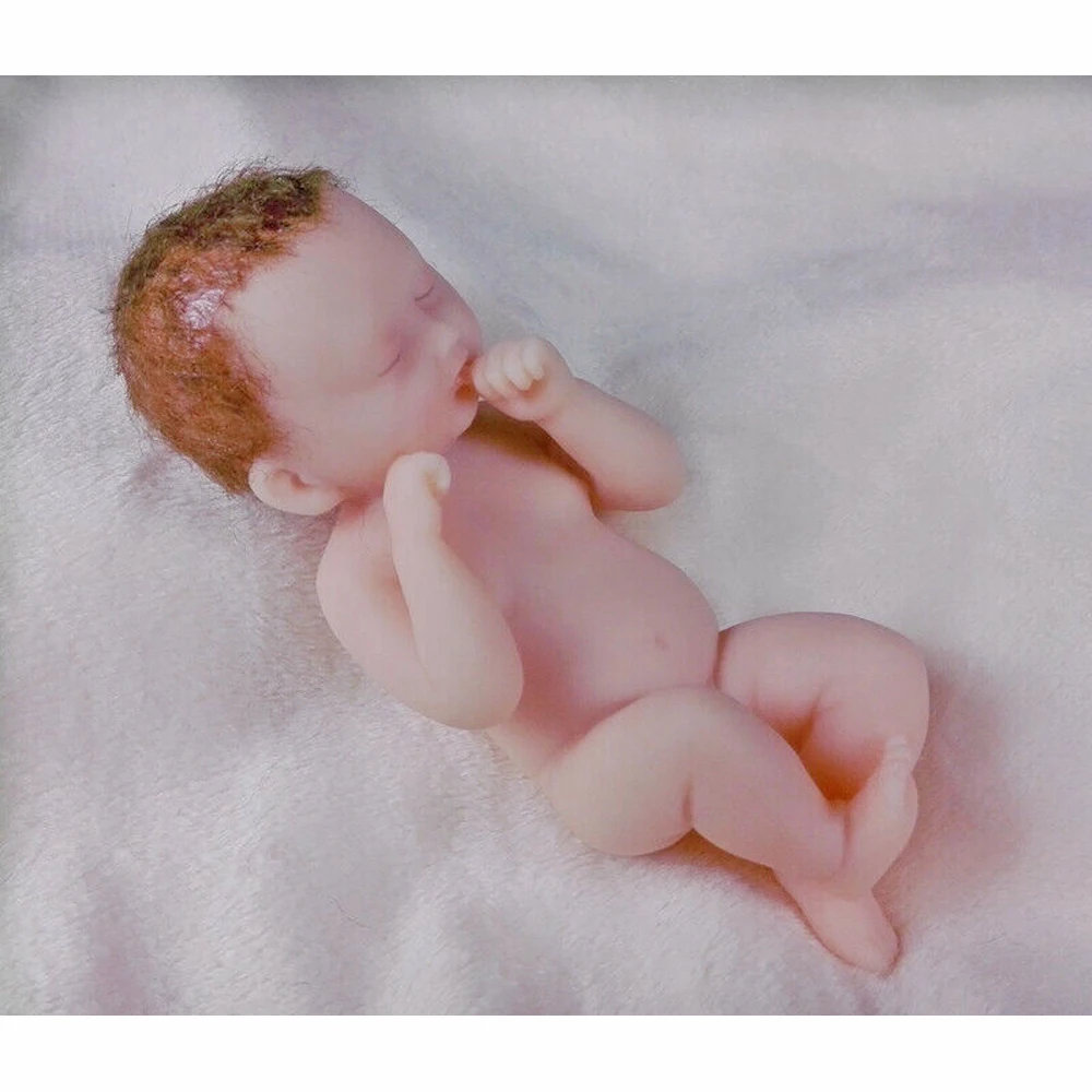 3D Baby Boy Girl Mold Polymer/Clay/Cold Porcelain/Wax Fondant Cake Decoration Silicone Molds Baking Mould - Twin Pressing