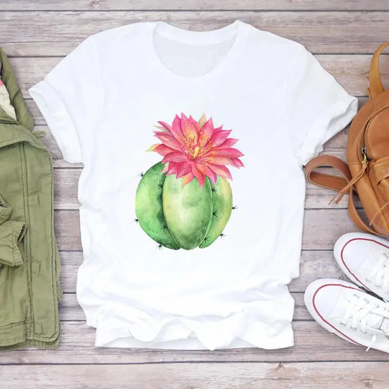 Floral Print Garment Top Short Sleeve T-shirt Women Clothing  Harajuku  Graphic Tshirts  Tops  Oversized T Shirt