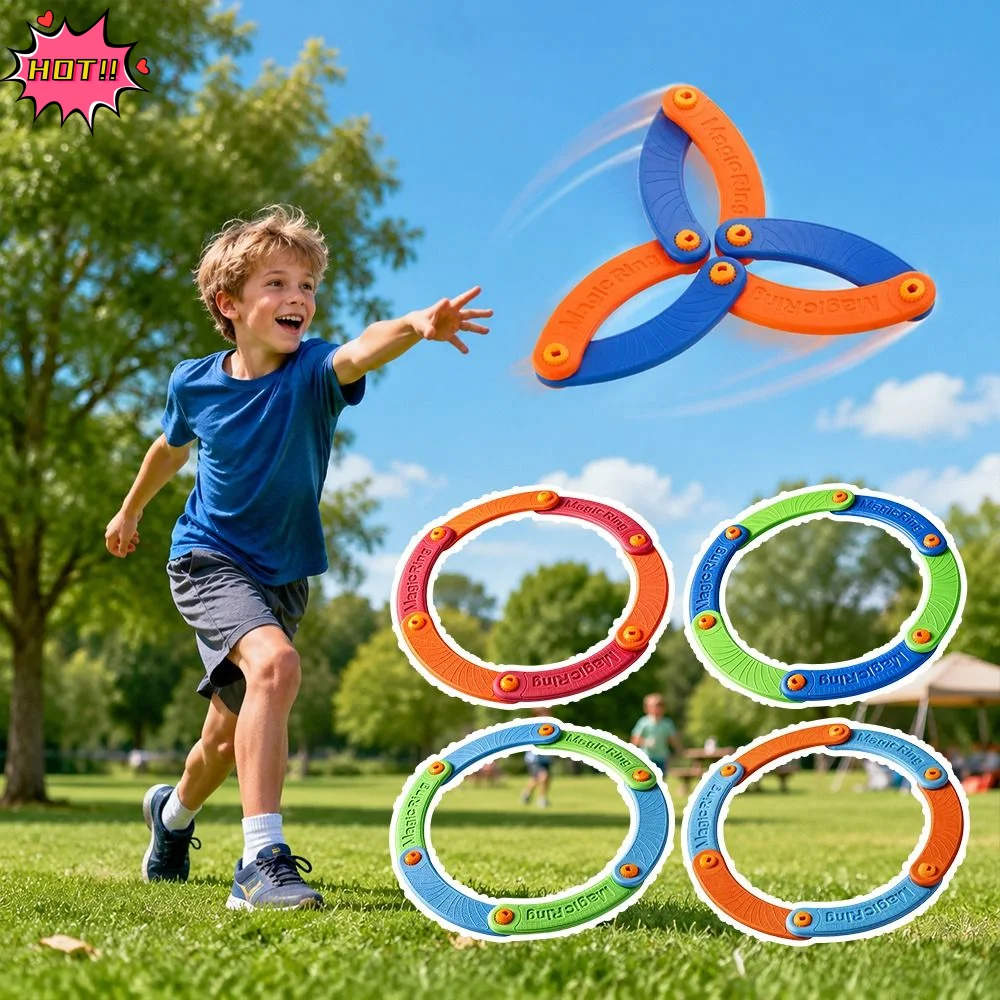 

Portable Lightweight Flying Ring Wind Resistant Educational Flying Toys High Speed Sport Flying Equipment Kid