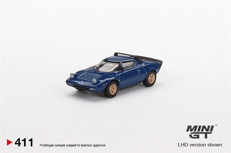 

Литая под давлением модель автомобиля MINI GT 1:64 Lancia Stratos HF Blue