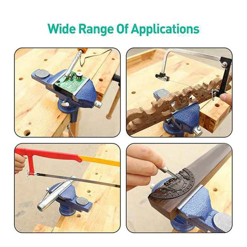 Full Metal Multifunction Woodworking Ferramentas, Bench Vice Machine, Vise Clamp, DIY Table Use, Big Deal