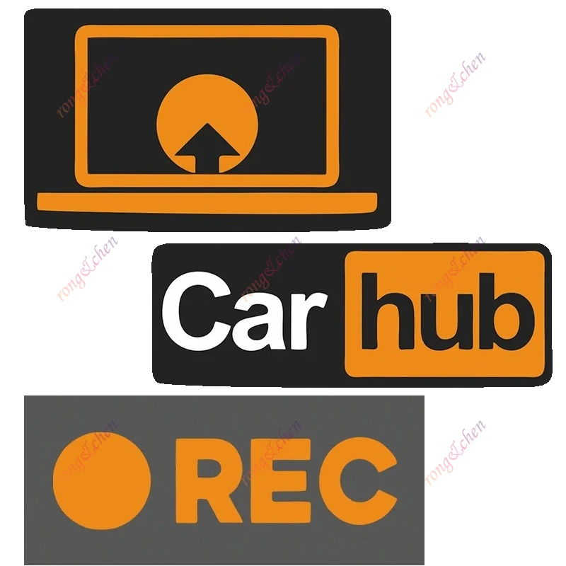 

Funny Car Sticker Short Video Opening REC for Car Motorcycle Racing Helmet Laptop Trunk Body Car Window Surfboard PVC Decals