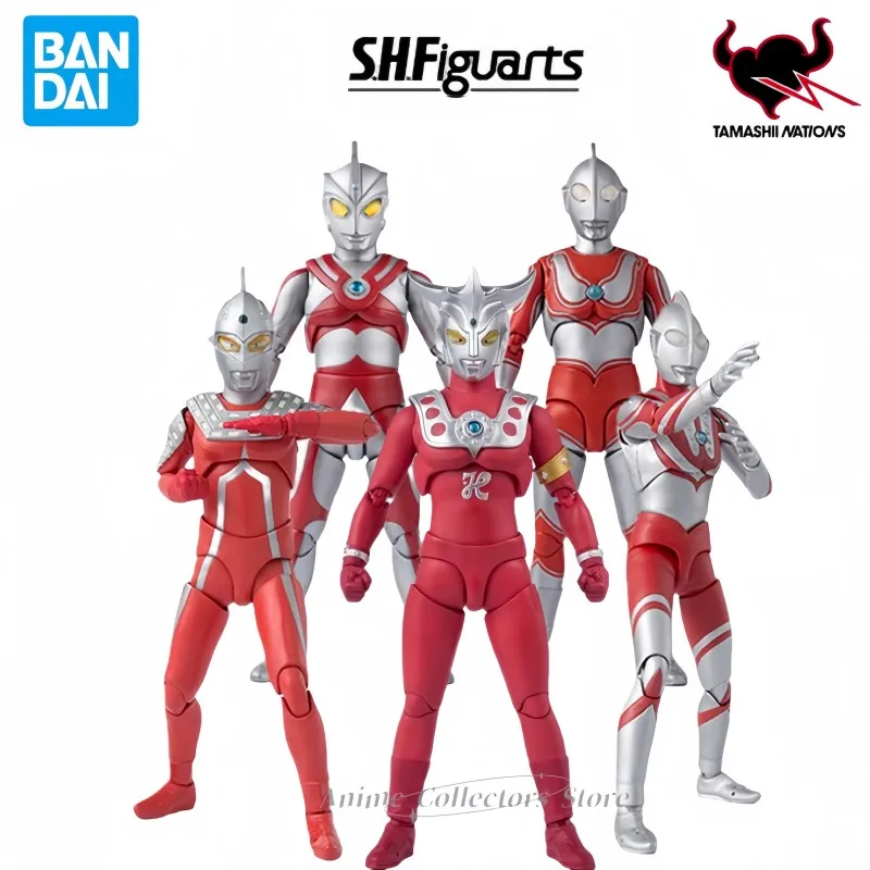 

BANDAI S.H. Фигурarts SHF Ultraman Ace Jack Seven Leo Zoffy аниме модель персонажа игрушка настольные украшения ручной работы коллекционный подарок